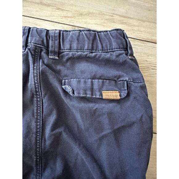 Zara Pants Baby Boy 9-12 Months Navy Blue Chino Cotton Adjustable Waist - Picture 4 of 7